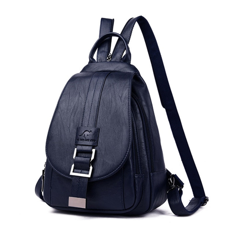 Leren Damesrugzak Elegant Design Praktisch Schoudertas Dagelijks Gebruik Mode Accessoire Veelzijdig Stijlvol | Sansoti