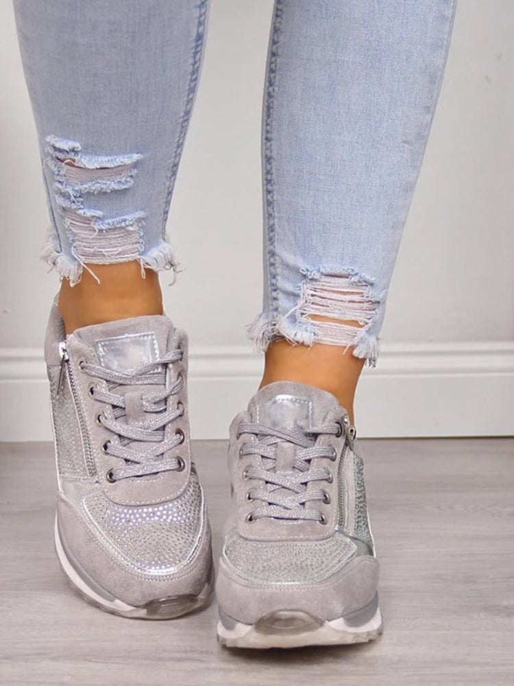 Ergonomic Women's Sneakers with Breathable Mesh and Joint-Supporting Sole for Everyday Comfort and Active Use | Sansoti