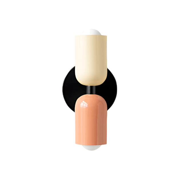 Wandlamp Dubbel Verstelbaar LED Crème Roze Groen Scandinavisch Design Woonkamer Slaapkamer Leeslamp Sfeerverlichting | Sansoti