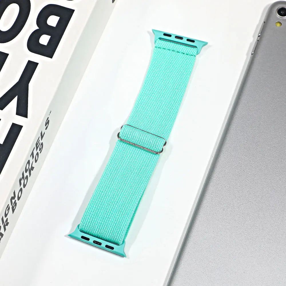 Bracelet sport en nylon pour smartwatch, respirant et réglable, bracelet de montre élégant et confortable pour une utilisation quotidienne | Sansoti