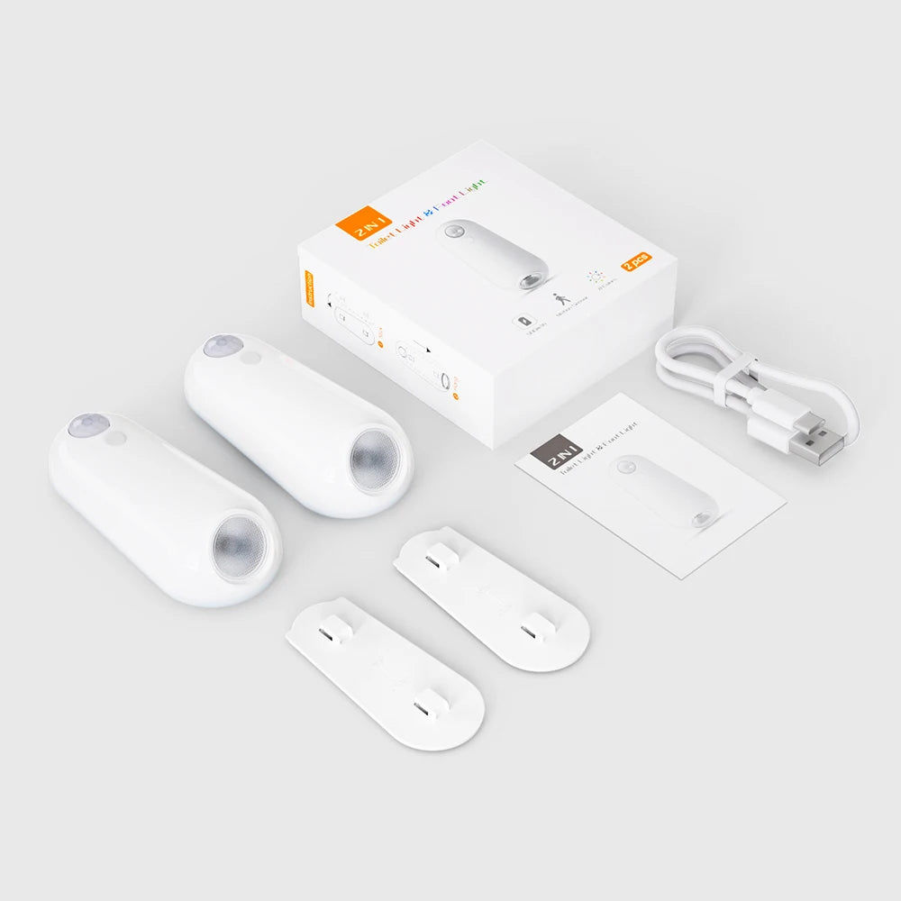 Toilet Nachtlampje Met Bewegingssensor RGB 7 Kleuren Oplaadbaar Waterdicht IPX3 | Sansoti