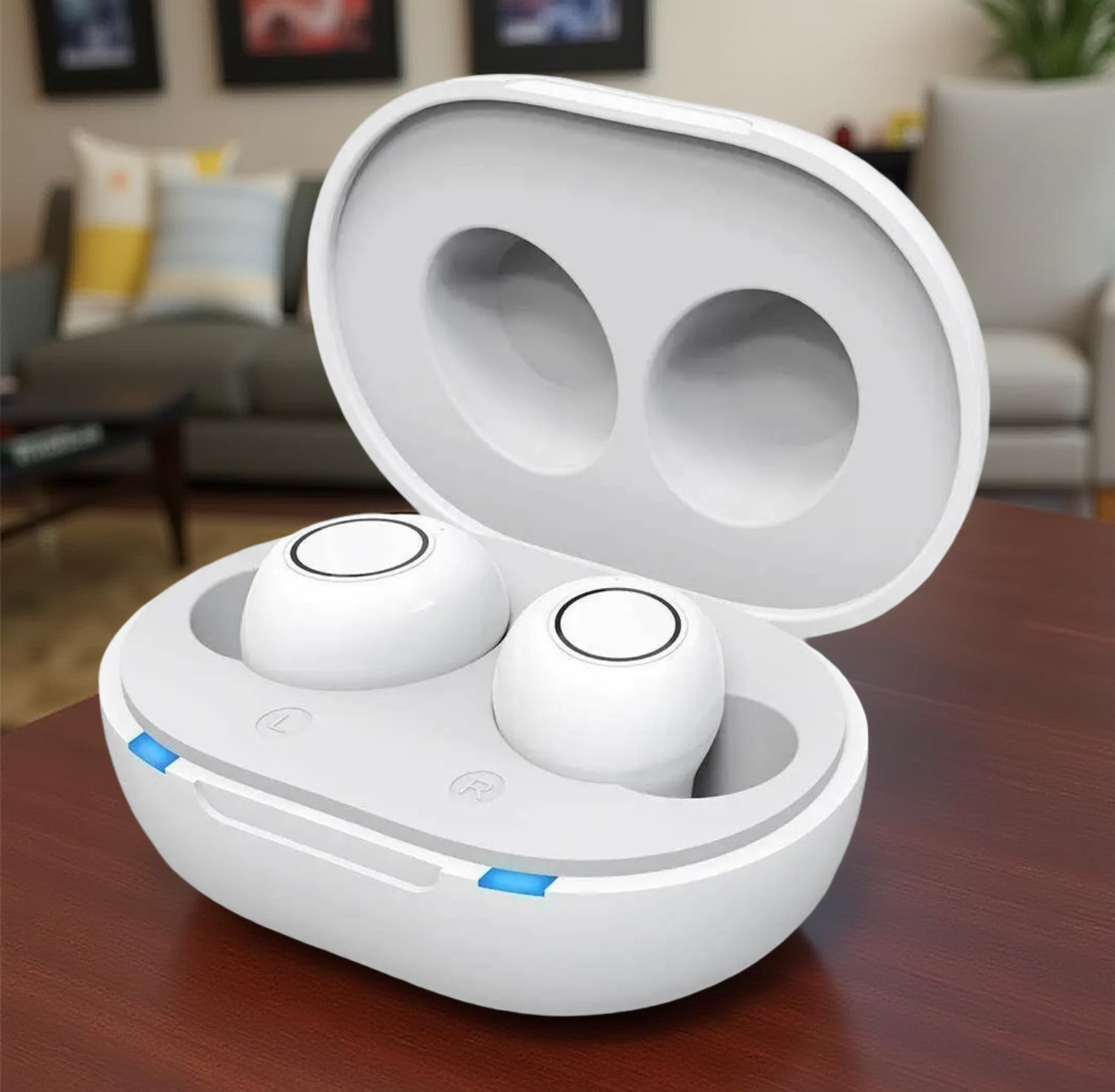 Draadloze Hoorversterker met Bluetooth & App-Bediening – Oplaadbare In-Ear Hoorondersteuning met Oplaadcase | Sansoti