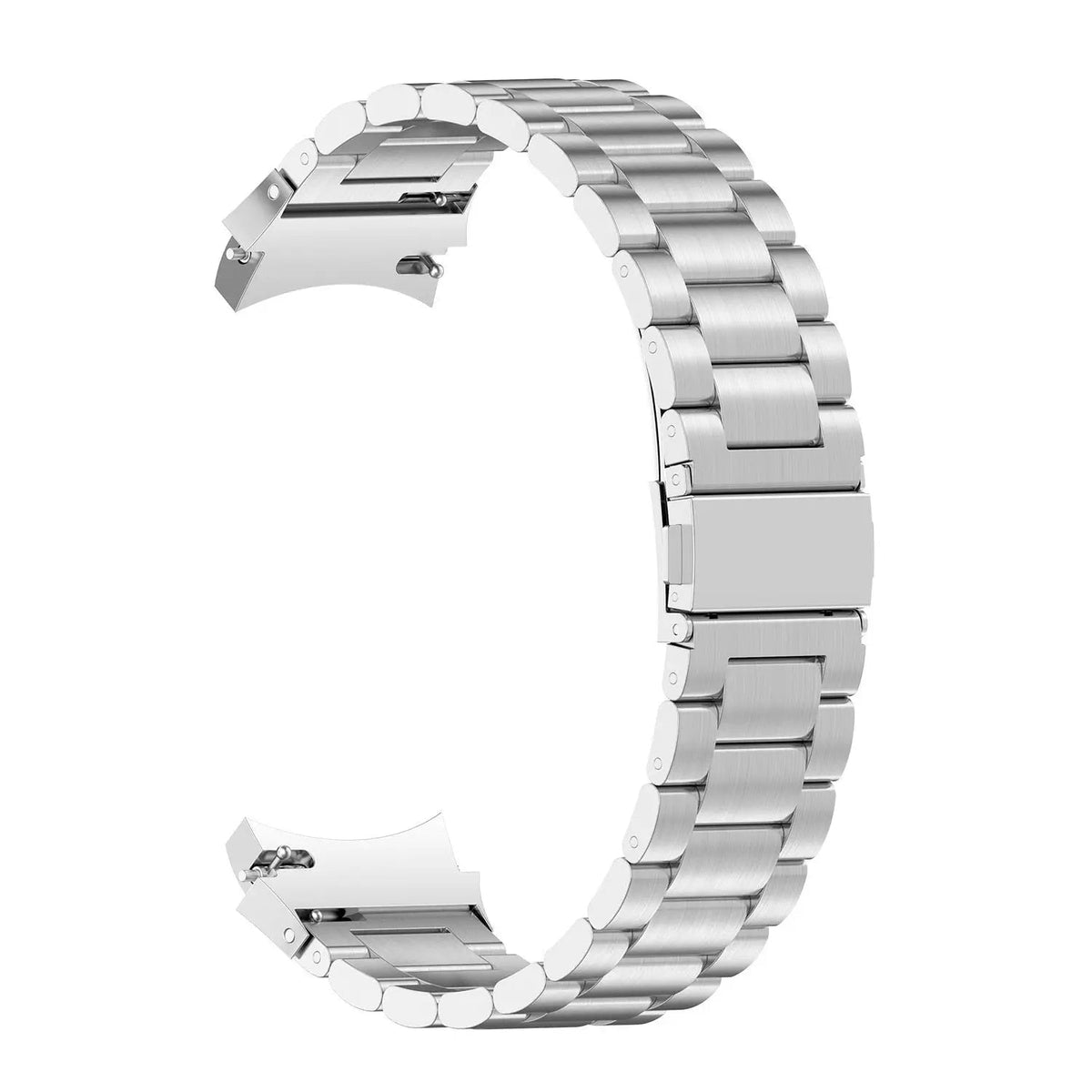 Premium Stainless Steel Leather Watch Band Galaxy Watch 5 40mm 44mm 45mm Pro Adjustable Replaceable Wristband | Sansoti