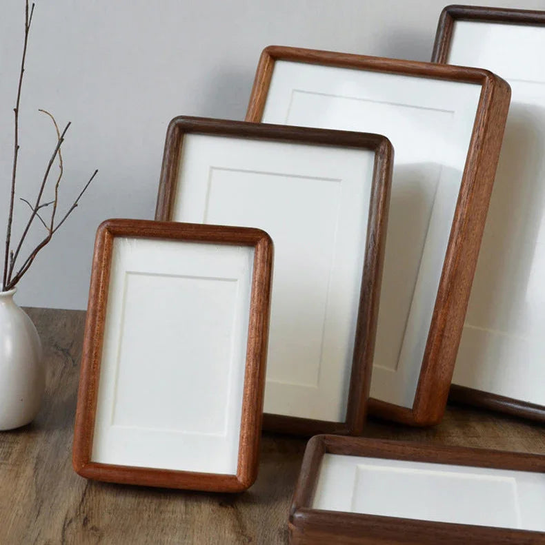Fotolijst Hout Massief Handgemaakt A4 Portretlijst Woonkamer Trouwfoto Vintage | Sansoti