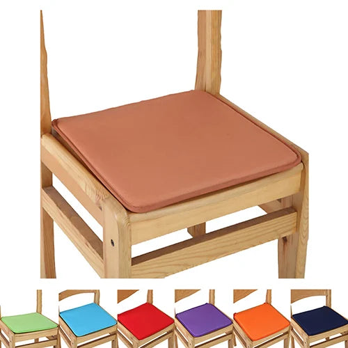Coussin de chaise 40×40cm en mélange de coton, carré, déperlant, pour chaise de salle à manger, chaise de jardin ou chaise de bureau, intérieur et extérieur | Sansoti