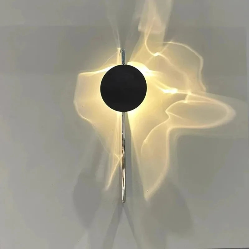 Swivel Wall Lamp with Wavy Design – Modern LED Wall Lighting for Interior | Sansoti