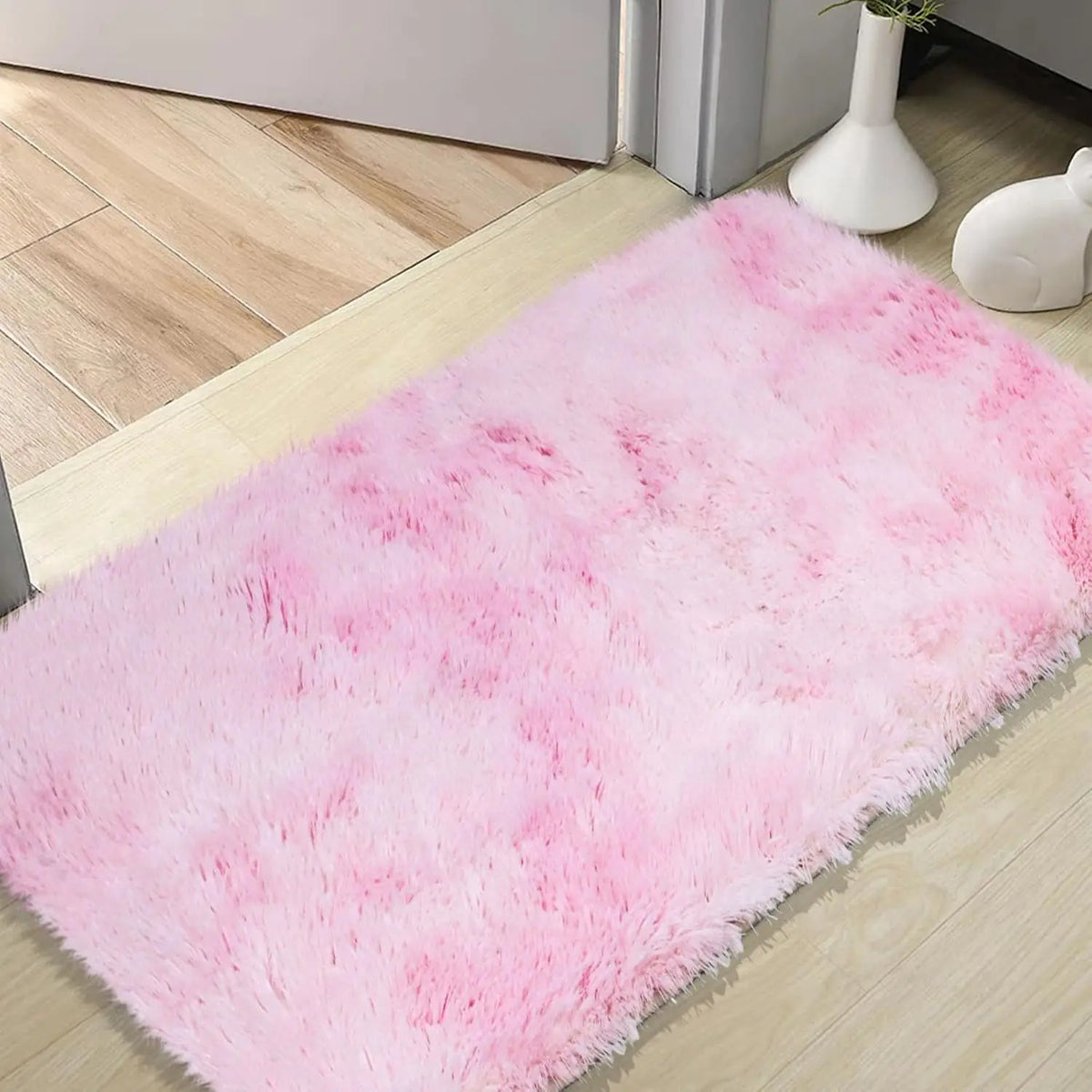 Tapis Tie-Dye en polyester 100x150 cm antidérapant lavable pour chambre à coucher, salon et chambre d’enfant décoratif | Sansoti