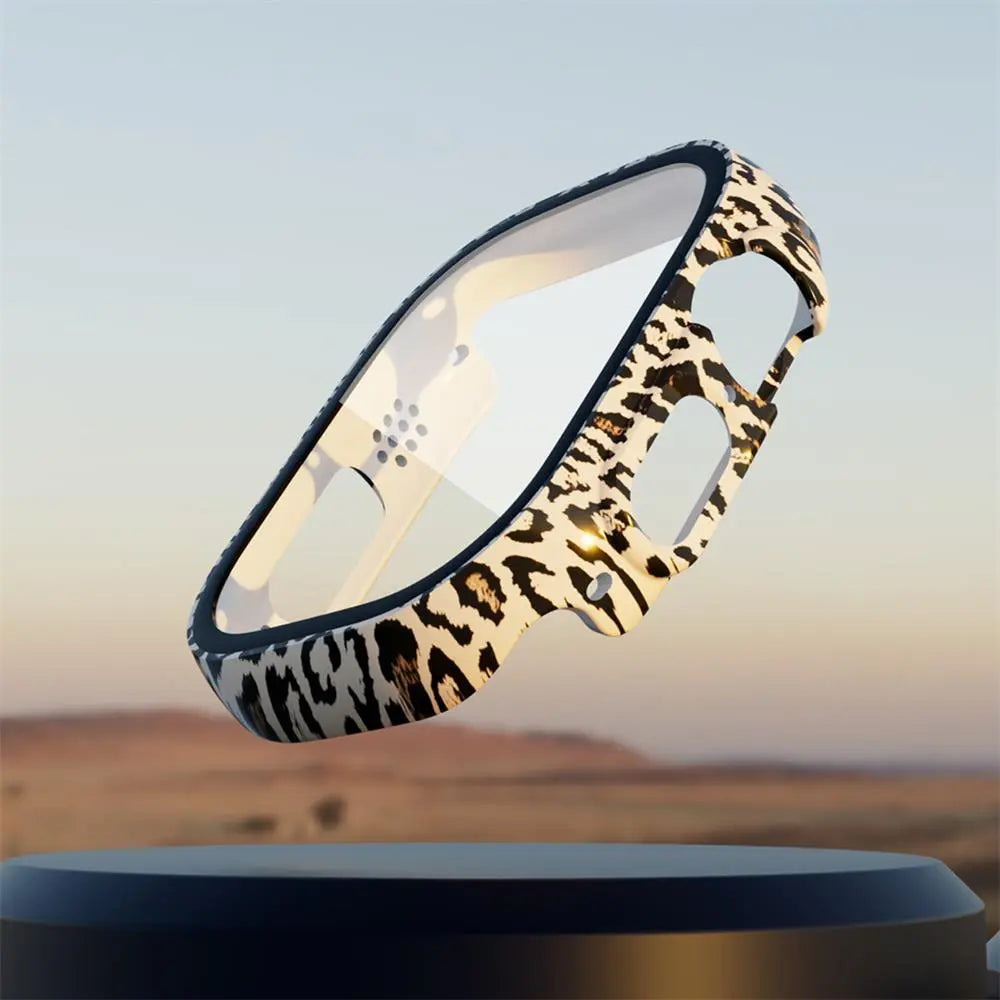 Protective Polycarbonate Glass Smartwatch Case 49mm Transparent Black Rose Gold Green Scratch-Resistant Watch | Sansoti
