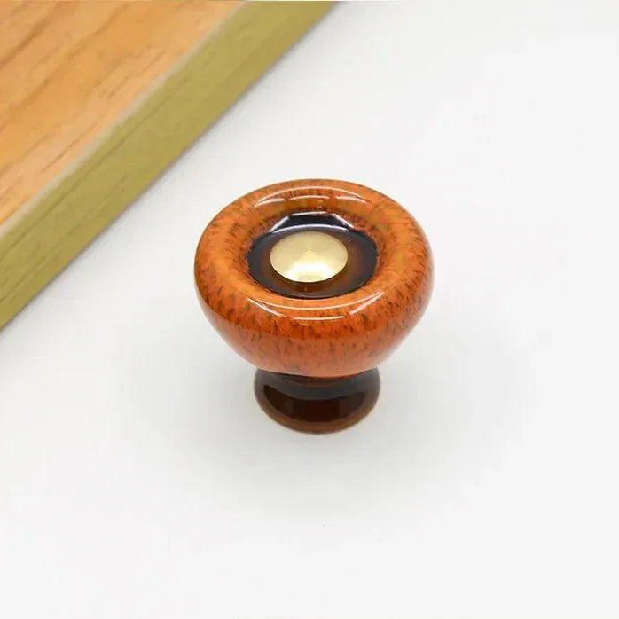 Möbelknopf Keramik Rund Modern 3.2cm Schubladengriff Schrankgriff Möbelknauf DIY Küche | Restfield