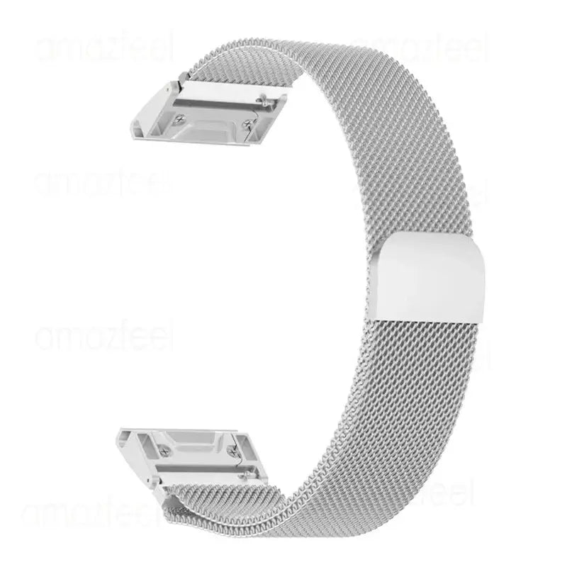 Bracelet de smartwatch magnétique en acier inoxydable avec fermeture rapide, réglable et universel, pour un confort quotidien | Sansoti