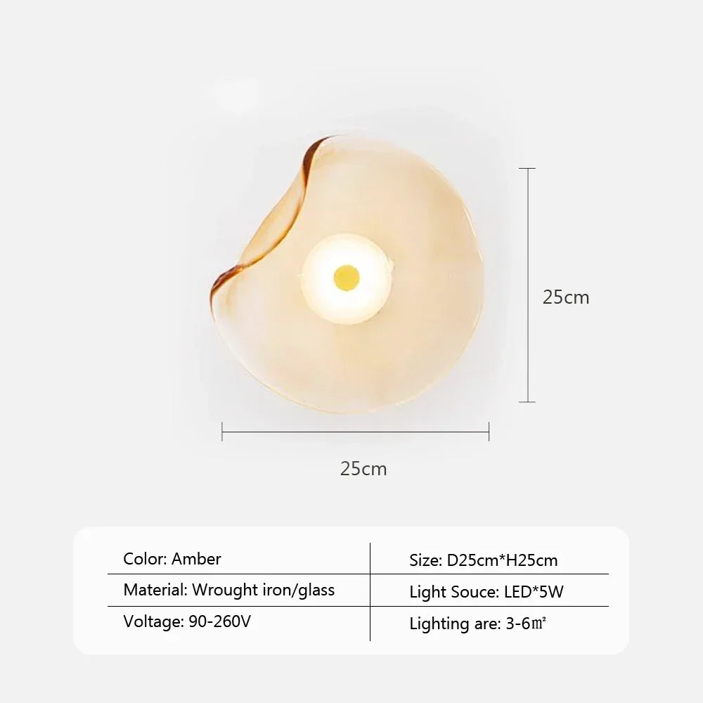 Glazen Wandlamp met LED-verlichting – Modern Design voor Interieur | Sansoti