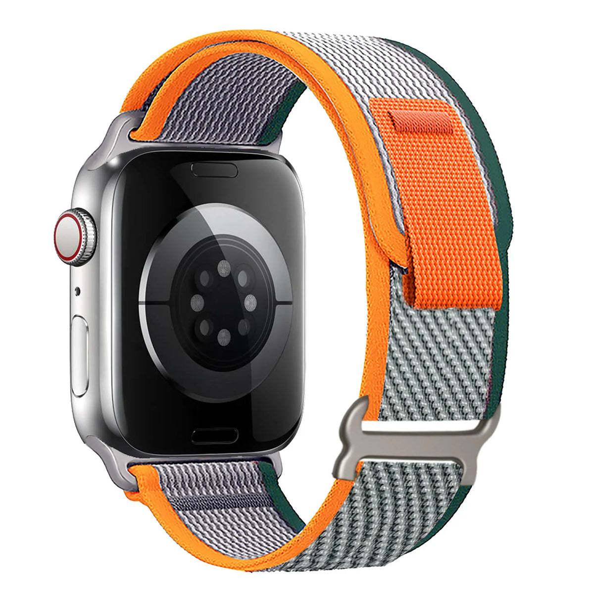 Bracelet de smartwatch en nylon Trail Loop, bracelet sport réglable avec boucle durable, bracelet multicolore pour poignet, actif | Sansoti