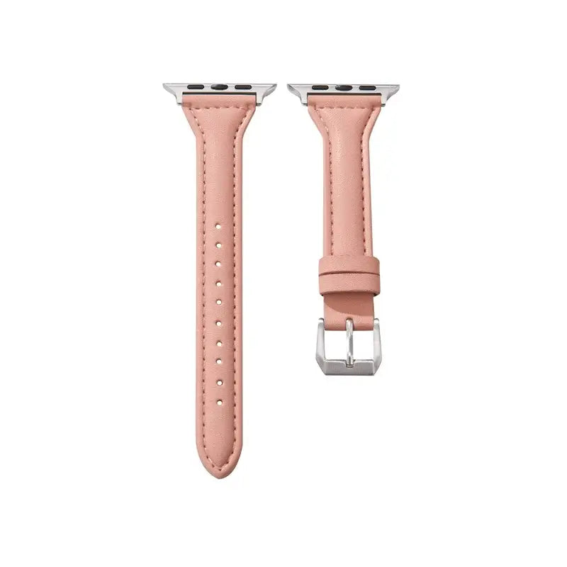Bracelet de montre en cuir pour smartwatch, universel et réglable, 38-49 mm, bracelet haut de gamme au design sportif | Sansoti