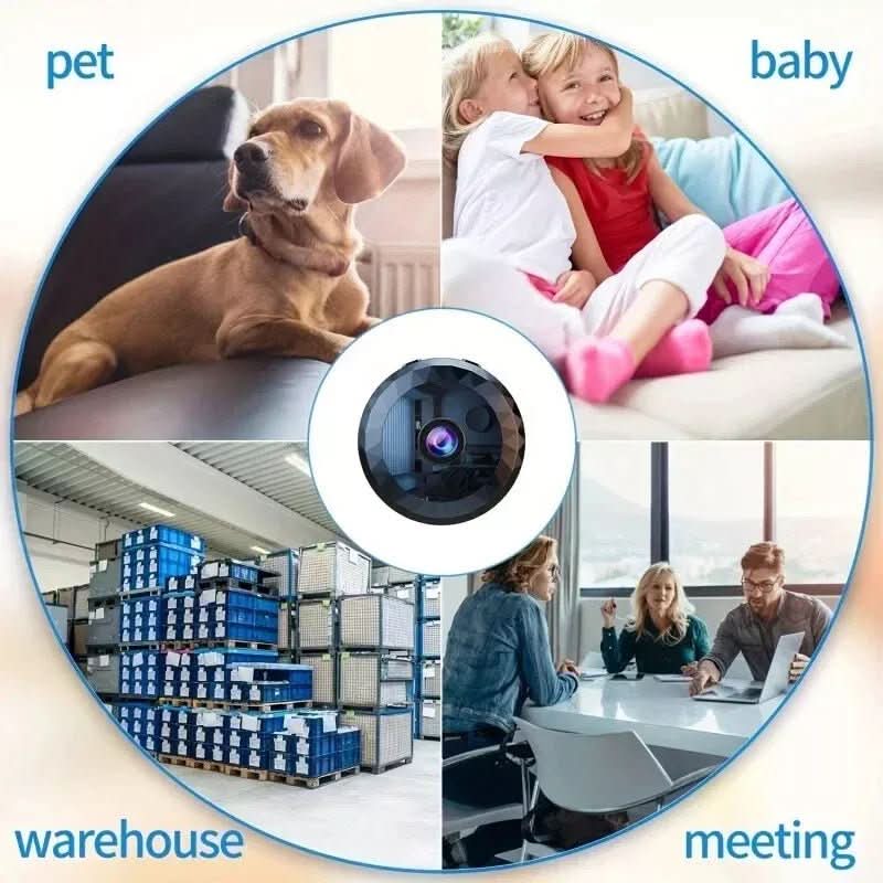 Magnetische Mini WiFi Camera 1080P HD Nachtzicht Bewegingsdetectie Draadloze Beveiligingscamera voor Thuis | Sansoti