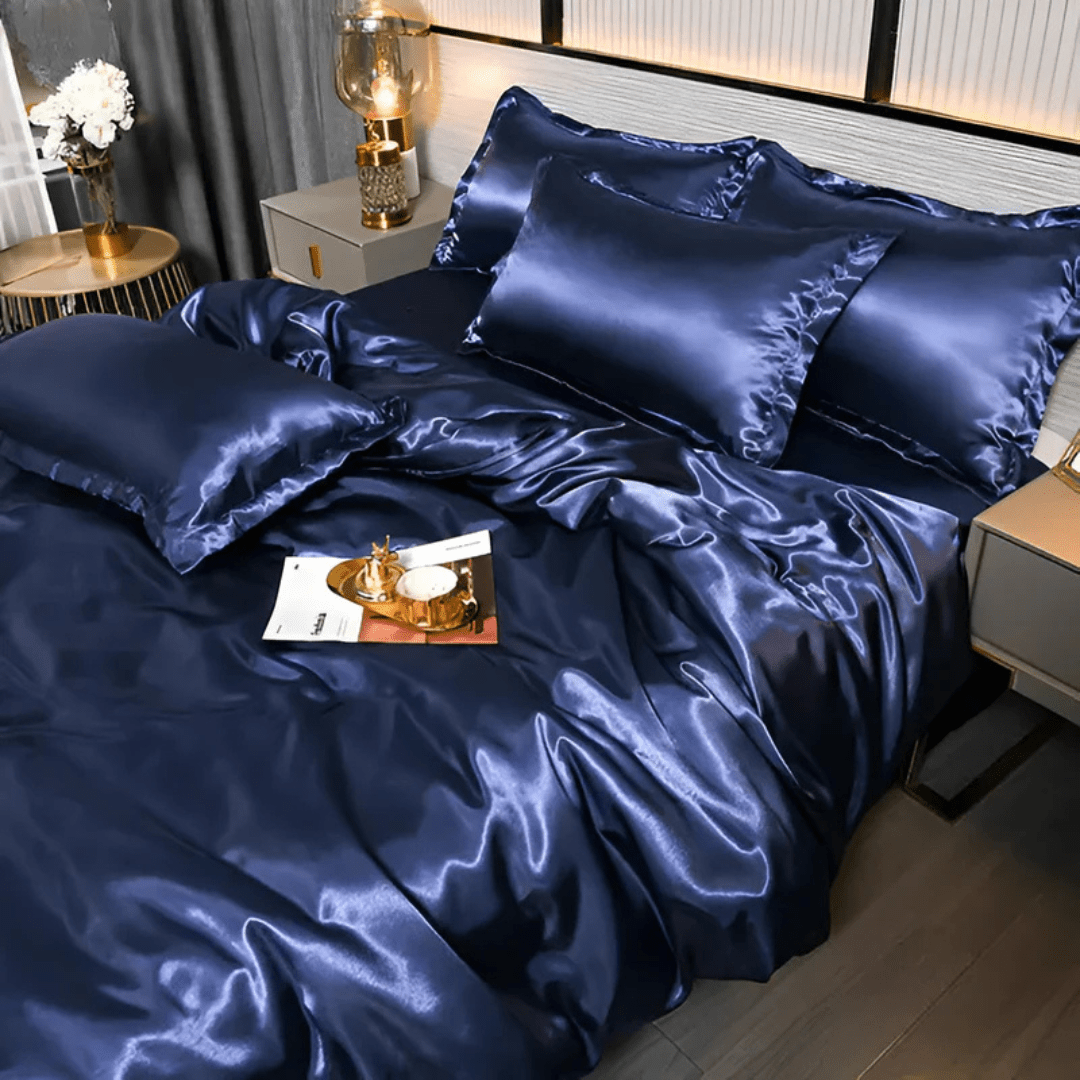 Luxe Zijden Beddengoed Set voor Ultiem Slaapcomfort – Sansoti