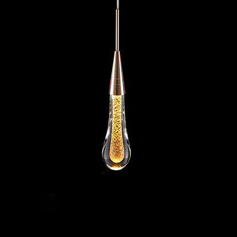Glazen Hanglamp met Gouden Metalen Armatuur en Geïntegreerde LED-Verlichting – Scandinavisch Design voor Eetkamer, Woonkamer en Keuken | Sansoti
