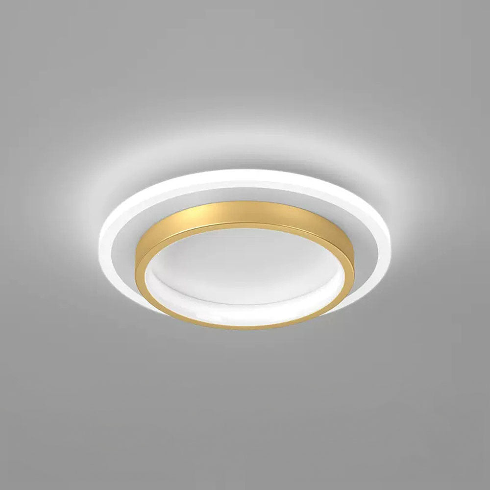 LED Deckenleuchte Rund 10W 20W Schwarz Weiß Schlafzimmer Flur Wohnzimmer Moderne Deckenbeleuchtung Niedrige Deckenlampe | Restfield