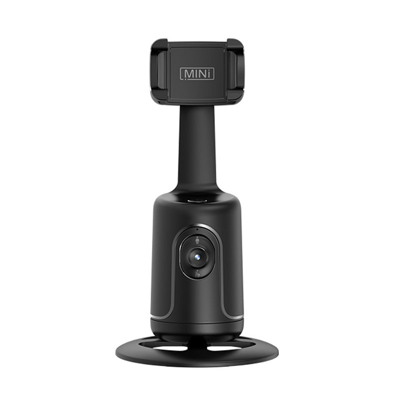 Automatic Tracking Camera Tripod Black 360° Rotation Smartphone Holder Face Recognition Video Selfie | Sansoti