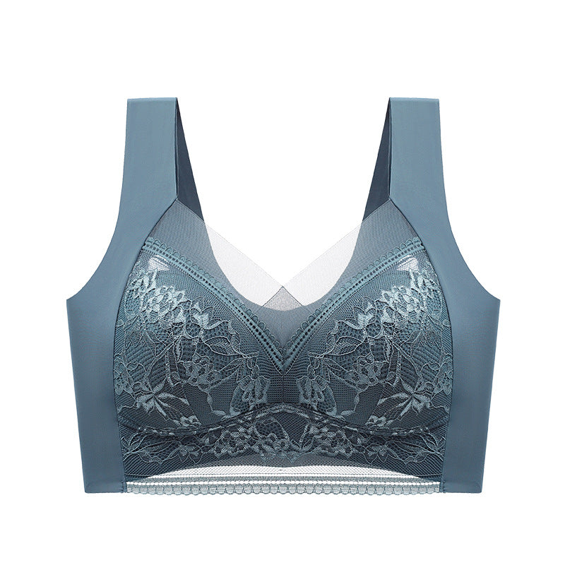 Push-up BH met Kant Draadloos Beugelloos Ondersteunend Comfortabel Ademend Stretch Dames Lingerie Elastisch | Sansoti