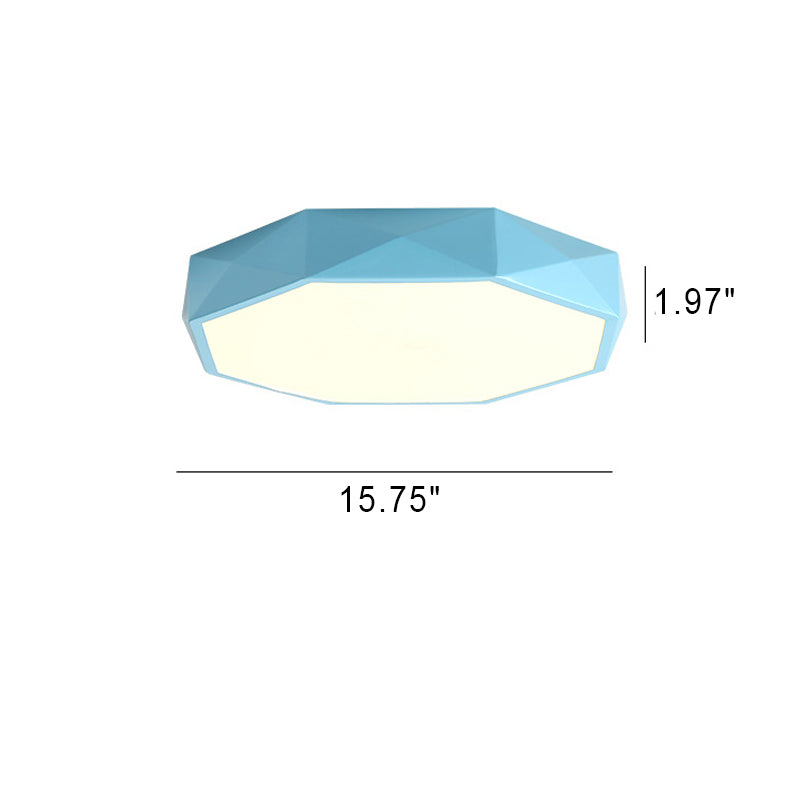 LED Plafondlamp Abstract Scandinavisch Design Warm Licht Acryl IJzer Flush Mount Gangen Woonkamers Slaapkamers | Sansoti