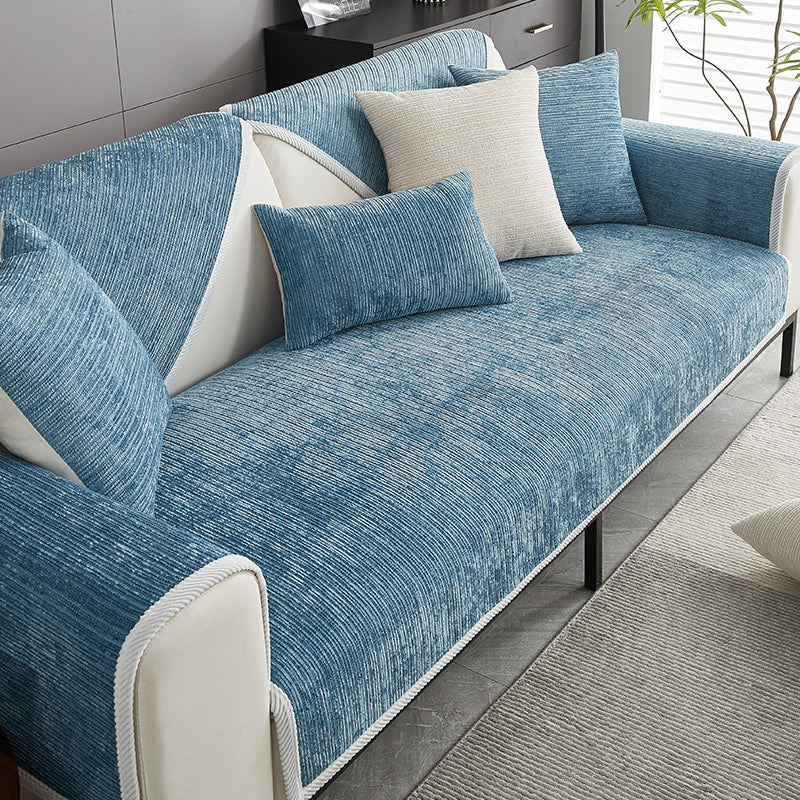 Chenille Sofa Cover Water-Repellent Anti-Slip for Sofa Armchair Corner Sofa Furniture Protection Washable Stretch | Sansoti