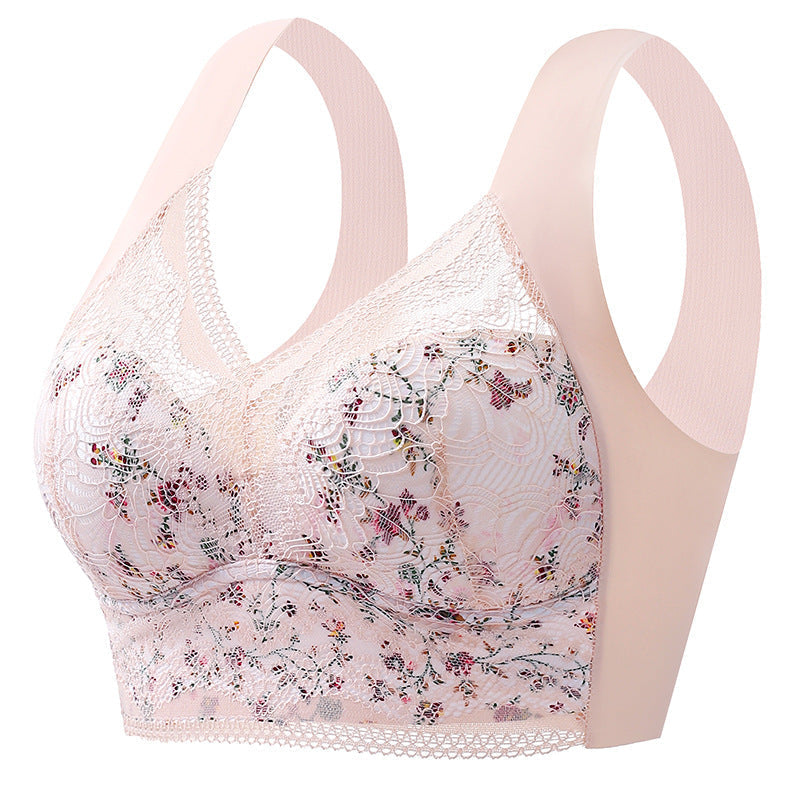 Full-Coverage BH Naadloos Extra Ondersteuning Elastisch Damesondergoed Zwart Beige Dagelijks Comfort | Sansoti