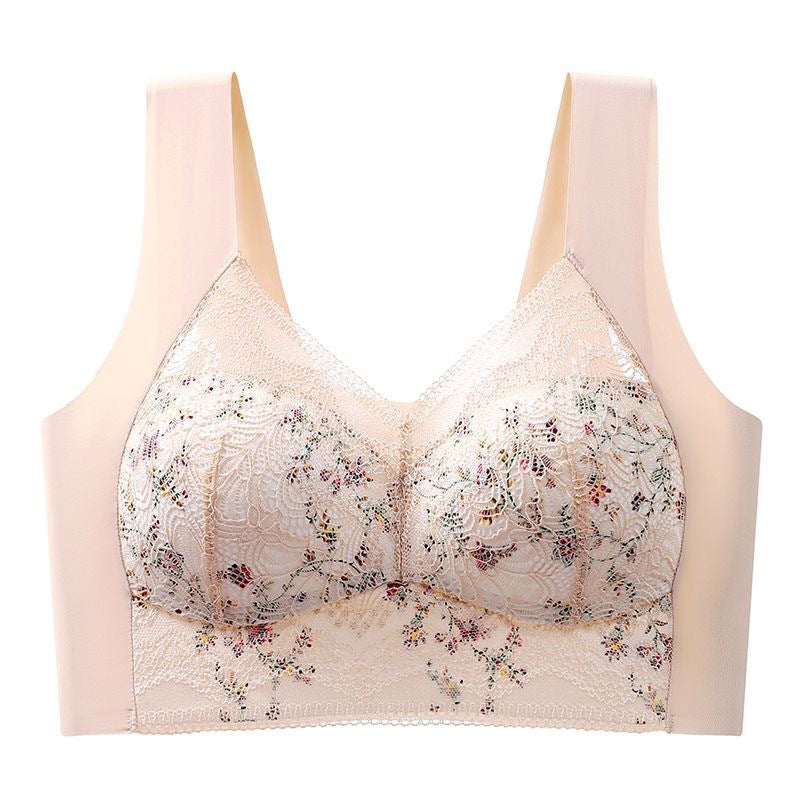 Full-Coverage BH Naadloos Extra Ondersteuning Elastisch Damesondergoed Zwart Beige Dagelijks Comfort | Sansoti