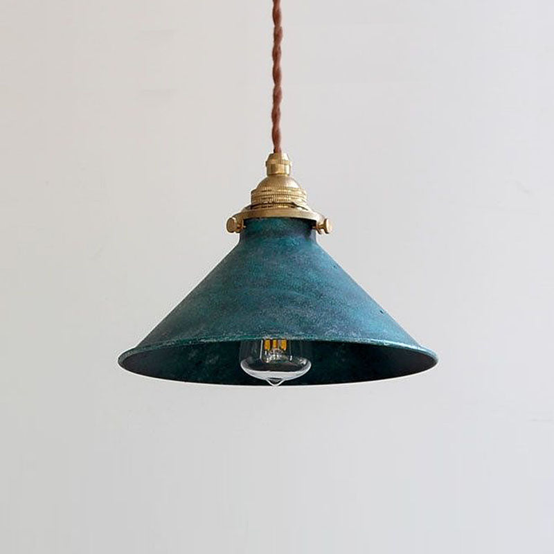 Metalen Hanglamp Kegelkap E14 Verstelbaar Snoer Vintage Industrial Keukenverlichting Warm Licht Eetkamer | Sansoti