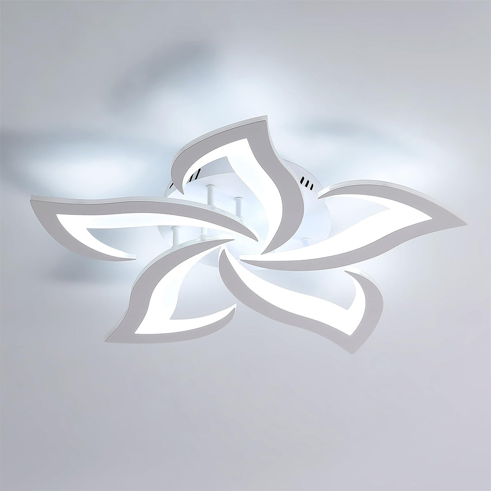 Lovela Flower Deckenleuchte LED 3200 Lumen Schwarz Wohnzimmer Schlafzimmer Design Deckenleuchte modern | Restfield