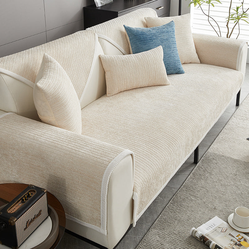 Chenille Sofa Cover Water-Repellent Anti-Slip for Sofa Armchair Corner Sofa Furniture Protection Washable Stretch | Sansoti