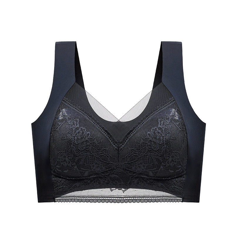 Push-up BH met Kant Draadloos Beugelloos Ondersteunend Comfortabel Ademend Stretch Dames Lingerie Elastisch | Sansoti