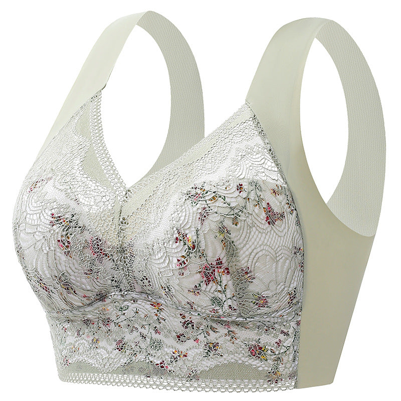 Full-Coverage BH Naadloos Extra Ondersteuning Elastisch Damesondergoed Zwart Beige Dagelijks Comfort | Sansoti