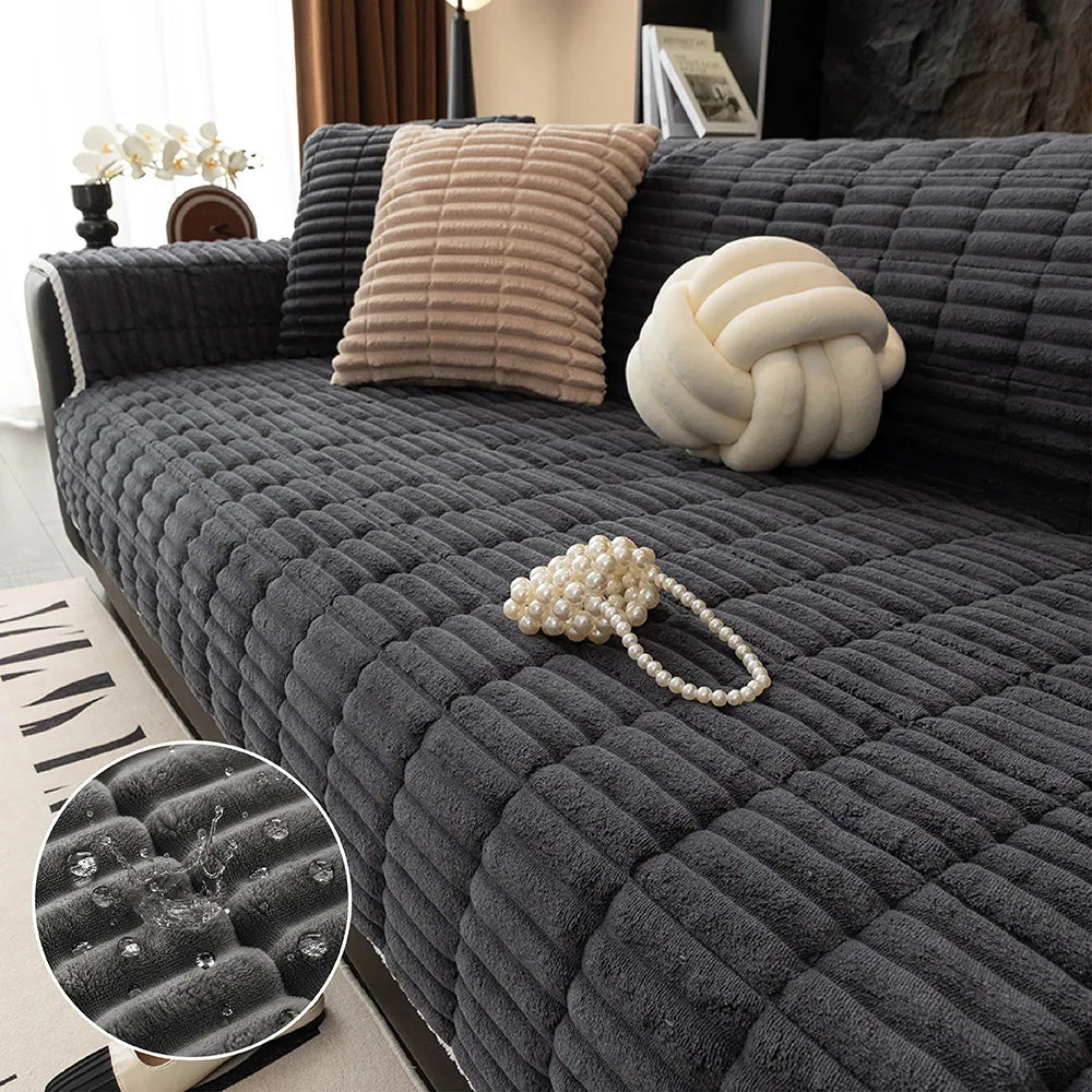 Waterdichte Eenzits Bankhoes 70×180 cm – Antislip Fleece Beschermer voor Fauteuil & Sofa Meubelbescherming | Sansoti