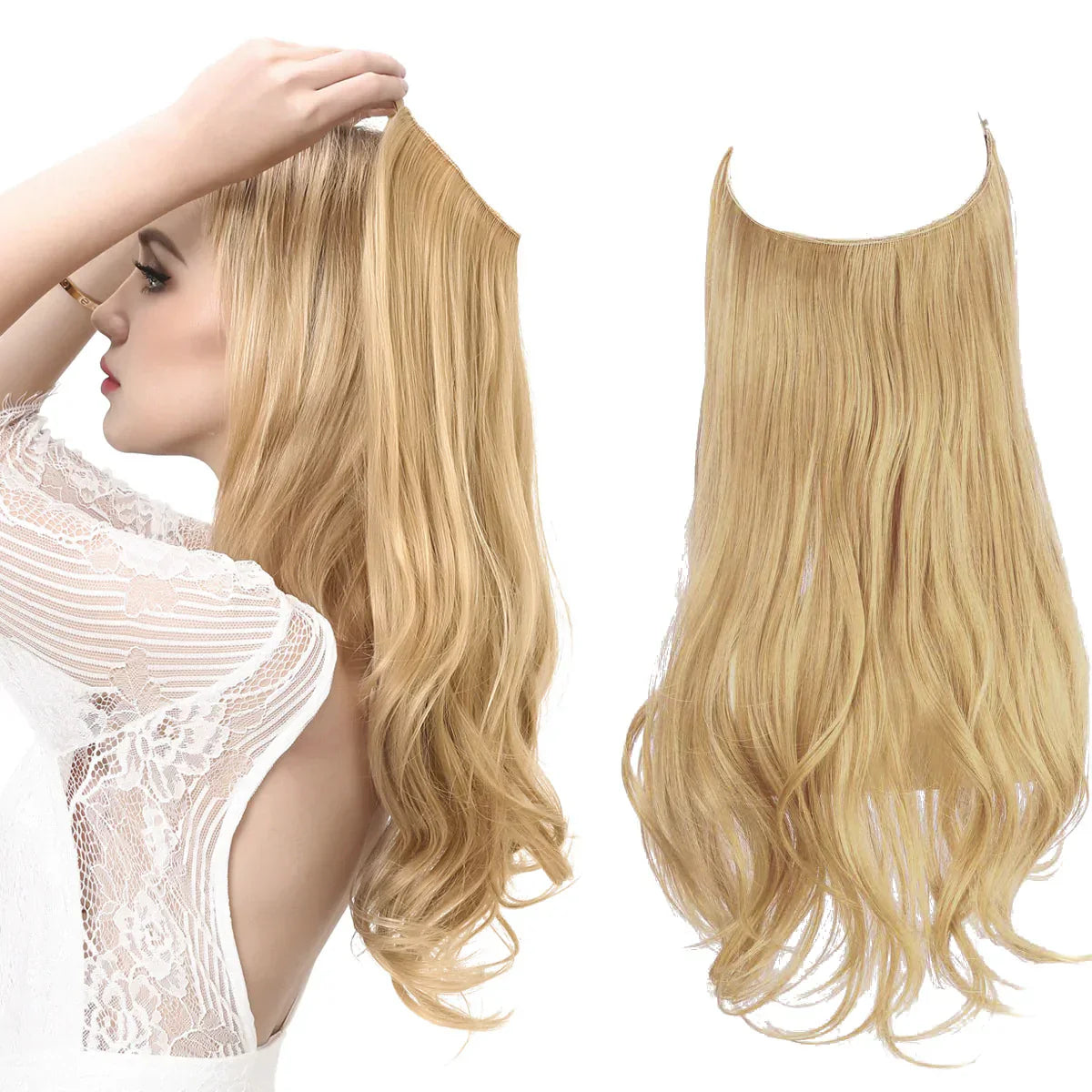 Haarextensions Echt Haar 100% Natuurlijk voor Volheid en Lengte | Hittebestendig | Natuurlijke Glans | Sansoti