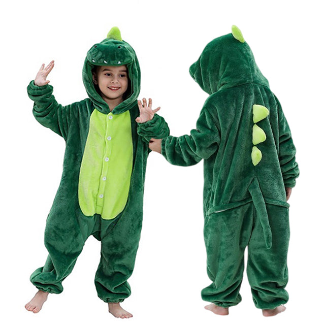 Capybara Flannel Hooded Onesie for Children – Soft Jumpsuit for Dress-Up Parties and Themed Events | Sansoti