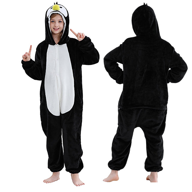 Capybara Flannel Hooded Onesie for Children – Soft Jumpsuit for Dress-Up Parties and Themed Events | Sansoti