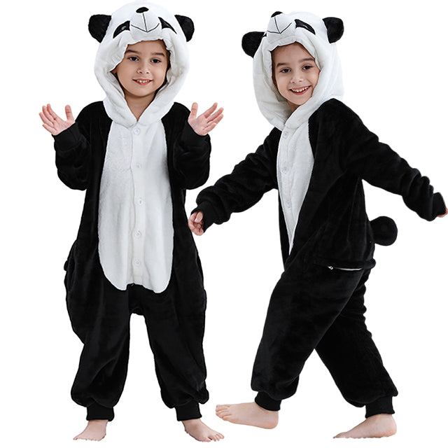 Capybara Flannel Hooded Onesie for Children – Soft Jumpsuit for Dress-Up Parties and Themed Events | Sansoti