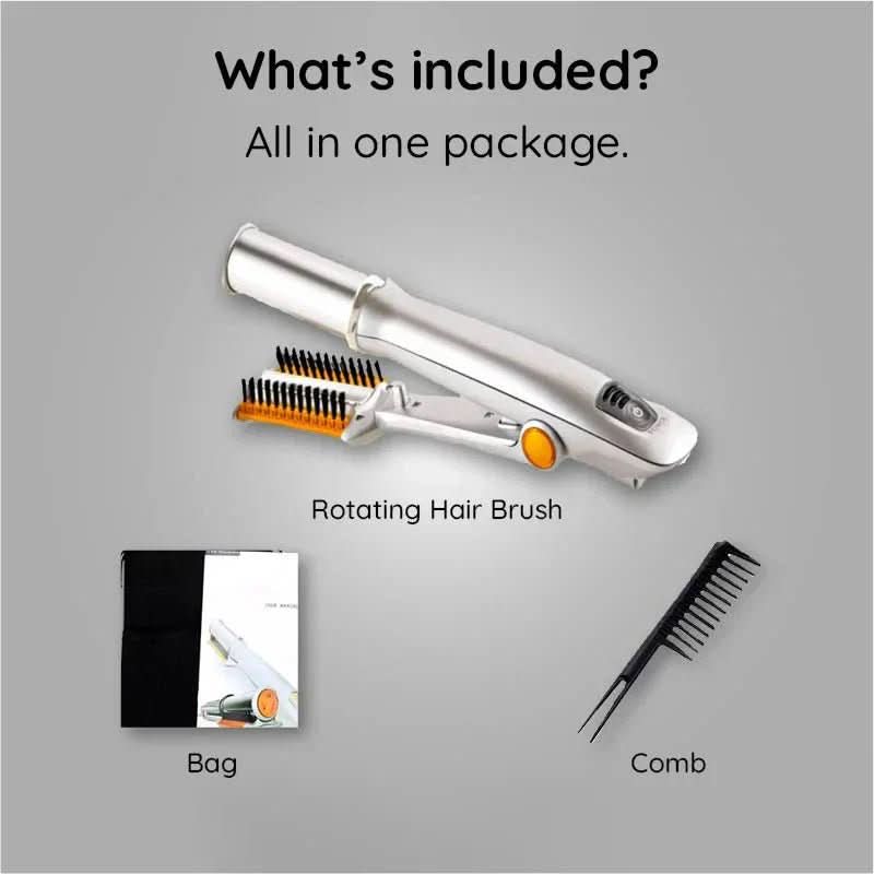 2-in-1 Roterende Haarstyler Borstel voor Volume en Glans – Professioneel Stylen Thuis | Sansoti