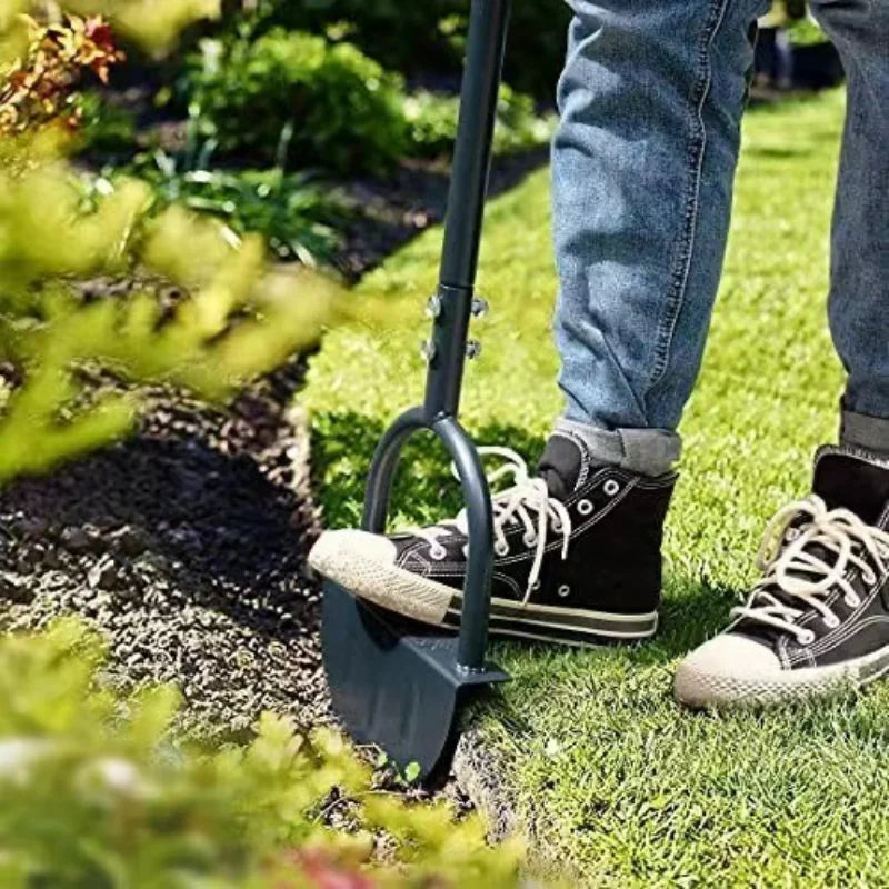 Halfmaan Gazonkantensnijder met Golvende Rand Handgereedschap voor Scherpe Perken Paden Borders Tuinonderhoud | Sansoti