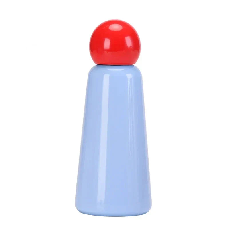 Zweifarbige Edelstahl-Thermosflasche 500ml Isolierflasche Warmhalte-Wasserflasche Sport-Trinkflasche Auslaufsicher Doppelwandig | Sansoti