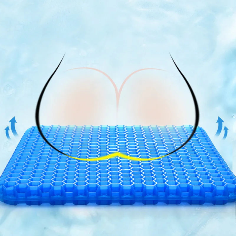 Ergonomisch Gelkussen voor Stoel – Drukverdelend Zitkussen voor Optimaal Zitcomfort | Sansoti