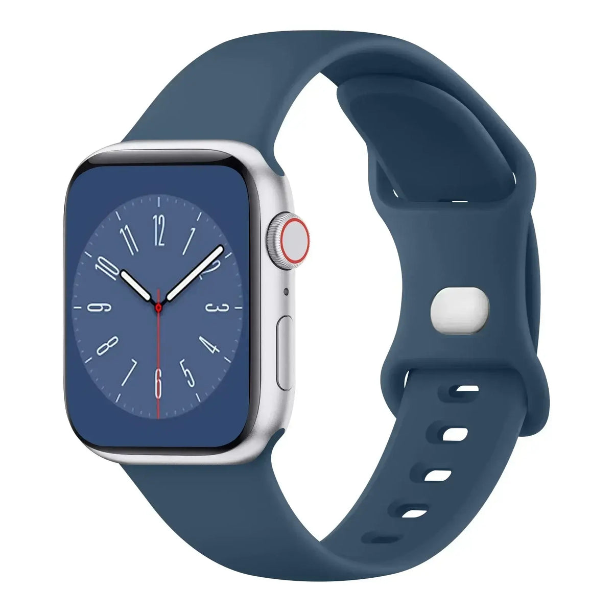 Silikon-Smartwatch-Armband – atmungsaktives, flexibles, verstellbares und komfortables Uhrenarmband – für alle Handgelenkgrößen | Sansoti