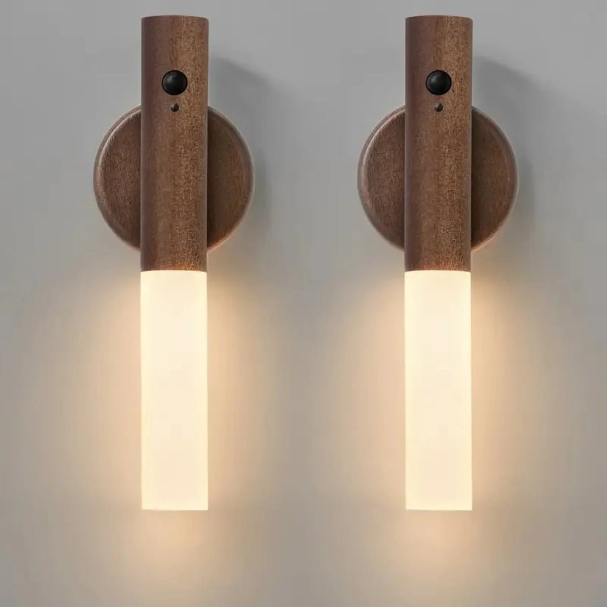 Magnetic Wall Lamp with Motion Sensor Rechargeable LED Night Light for Hallway Staircase Cabinet Bedroom Wireless | Sansoti