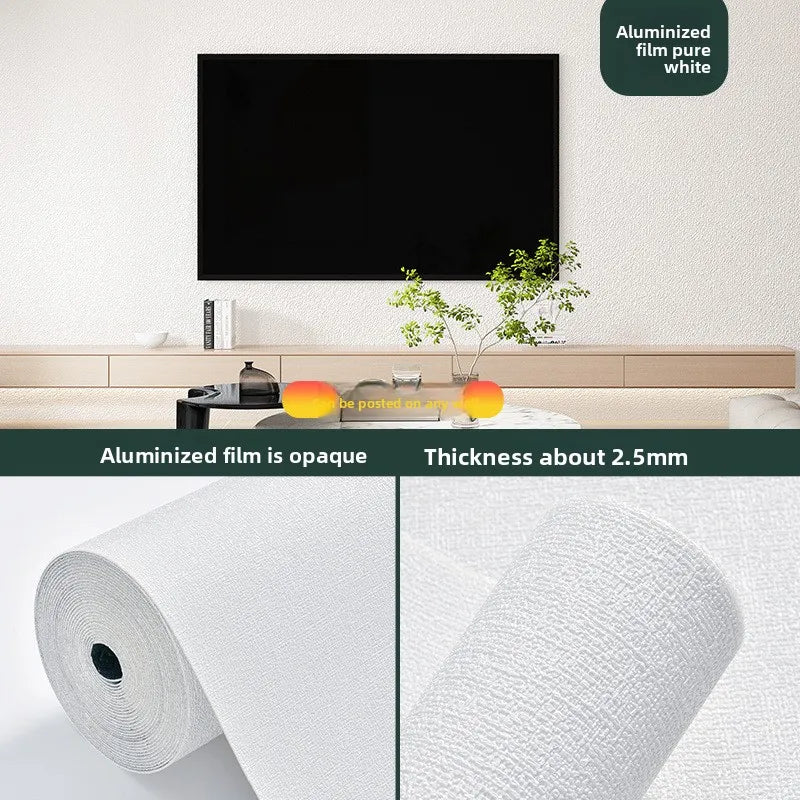 Zelfklevend Behang Linnen 3D 50cm Diatoom Wandpaneel Woonkamer Slaapkamer Muurdecoratie Zelfklevend Schuim Wandbekleding Rol | Sansoti