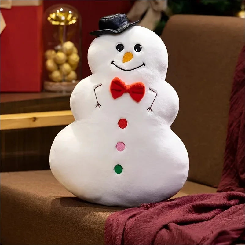 Christmas Plush Cushion - Decorative Holiday Pillow 45x45cm for Living Room Bedroom Sofa Décor | Sansoti