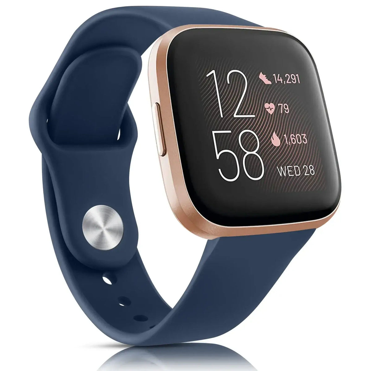 Wasserbeständiges, verstellbares Silikon-Smartwatch-Armband, Sportuhr-Armband, kompatibel mit Fitbit, aktiv | Sansoti
