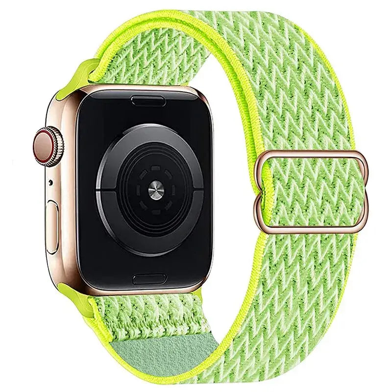 Elastisches Nylon-Smartwatch-Armband Austauschbar Komfortabel Langlebig Sportlich Aktiv | Sansoti