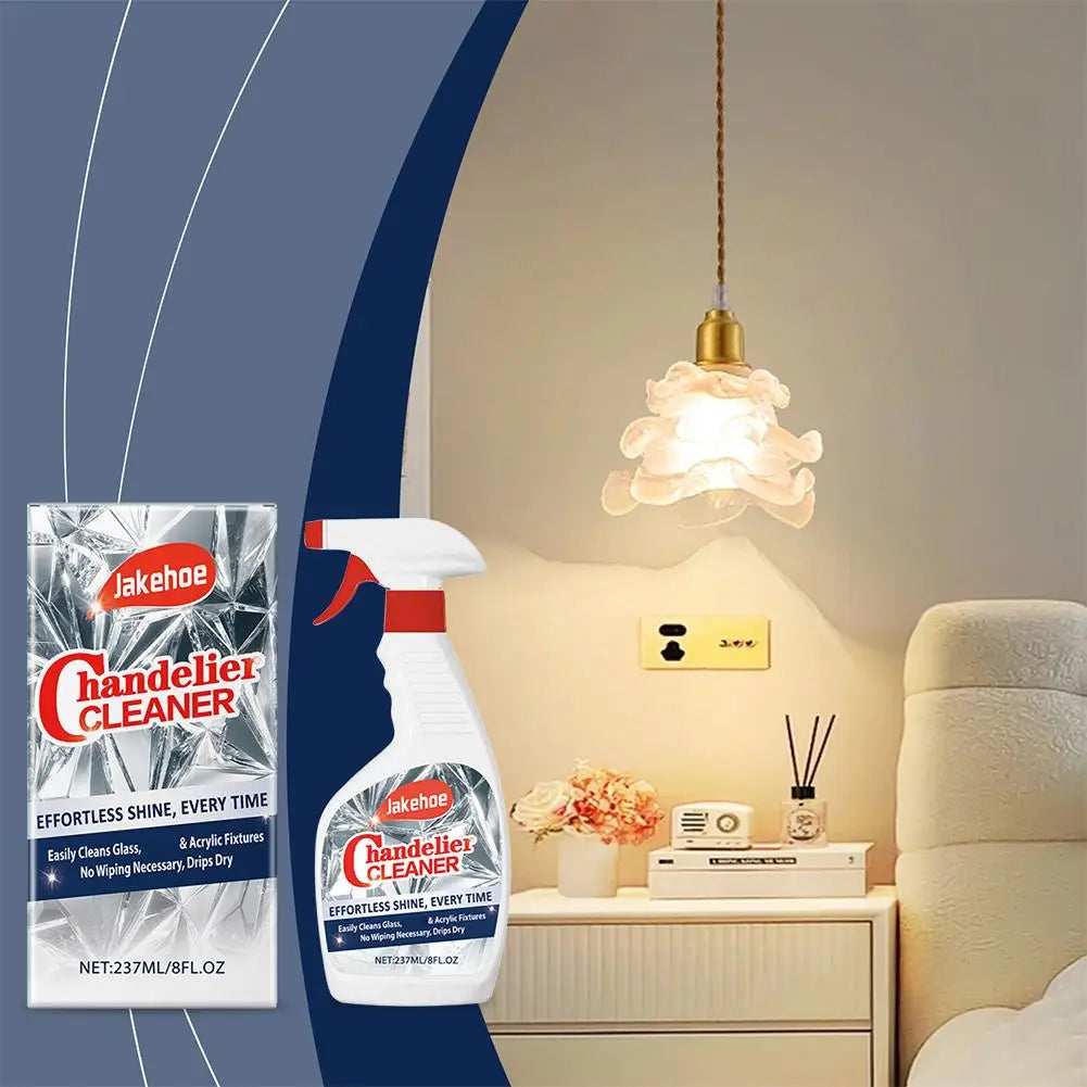 Lamp & Glas Reinigingsspray – Voor Kristallen Lampen, Glas en Metaal | Sansoti