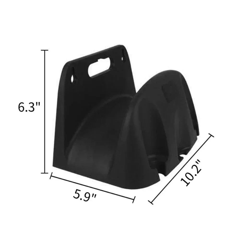 Wandhouder voor Tuinslang Zwart Kunststof 15x26x16cm Opbergsysteem | Sansoti