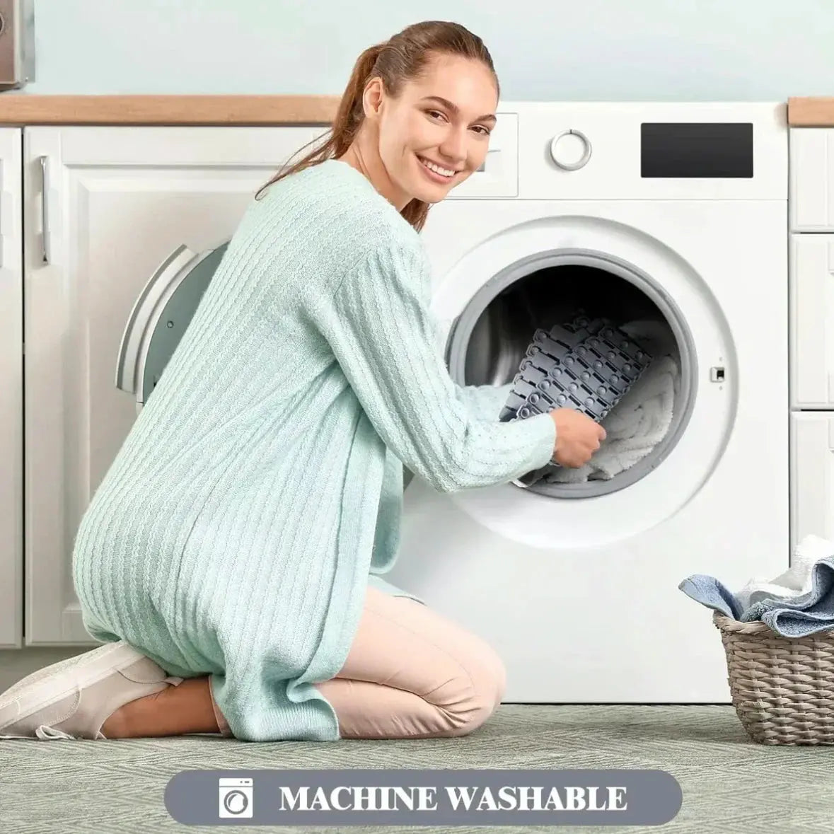 Antislip Badmat met Zuignappen en Drainagegaten 40×63 cm voor Veilig Douchen | Sansoti